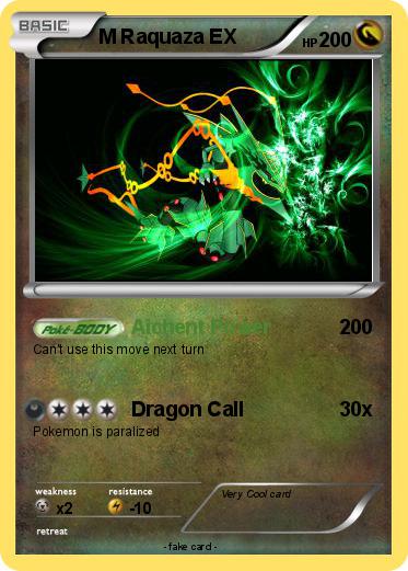 Pokemon M Raquaza EX