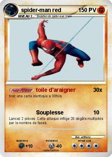 Pokemon spider-man red