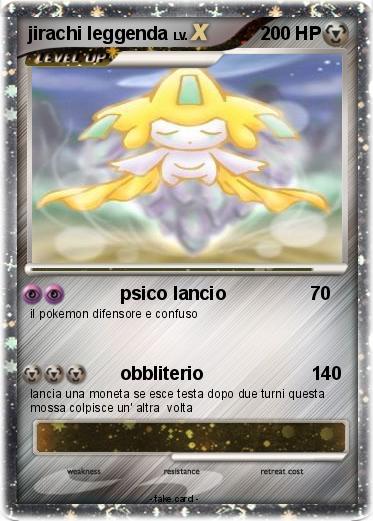 Pokemon jirachi leggenda