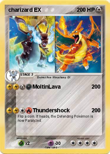 Pokemon charizard EX