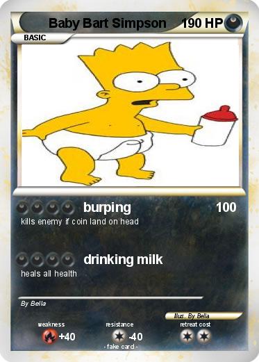 Pokemon Baby Bart Simpson
