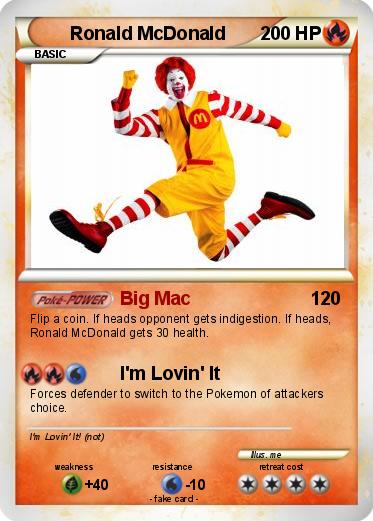 Pokemon Ronald McDonald