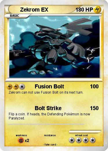 Pokemon Zekrom EX