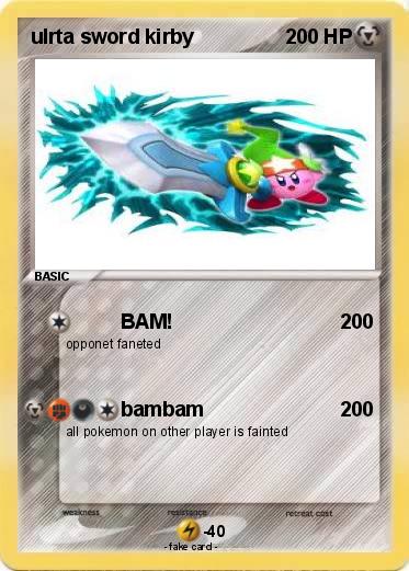 Pokemon ulrta sword kirby