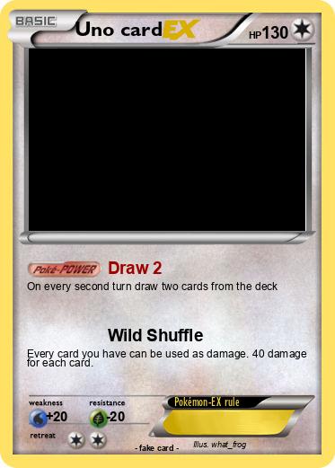 Pokemon Uno card