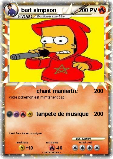 Pokemon bart simpson