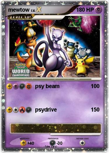 Pokemon mewtow