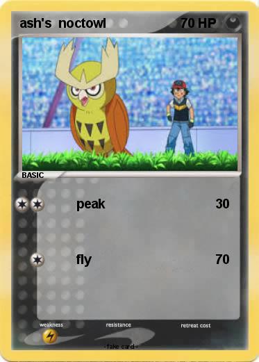 Pokemon ash's  noctowl