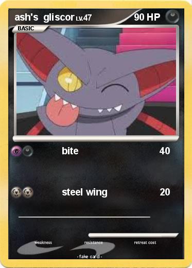 Pokemon ash's  gliscor