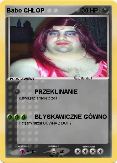 Pokemon Babo CHŁOP