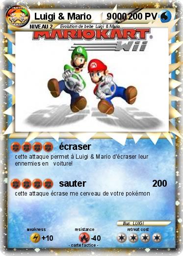 Pokemon Luigi & Mario      9000