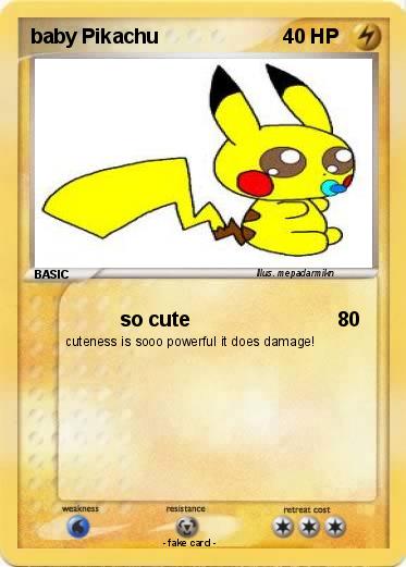 Pokemon baby Pikachu