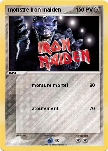 Pokemon monstre iron maiden 