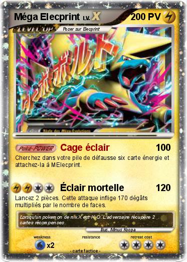 Pokemon Méga Elecprint