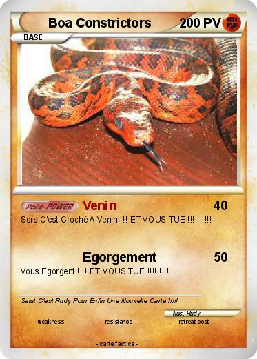 Pokemon Boa Constrictors