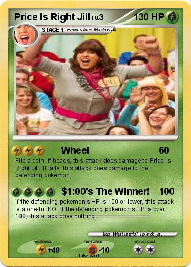 Pokemon Price Is Right Jill