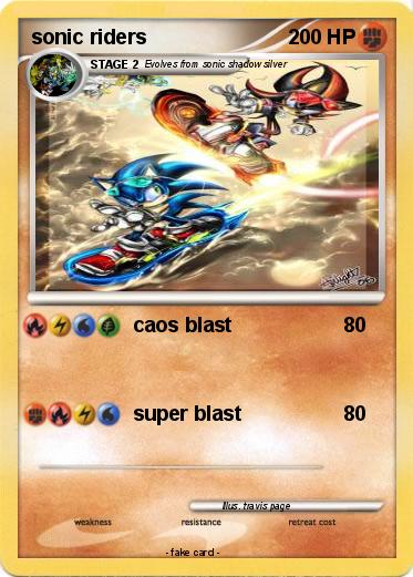 Pokemon sonic riders
