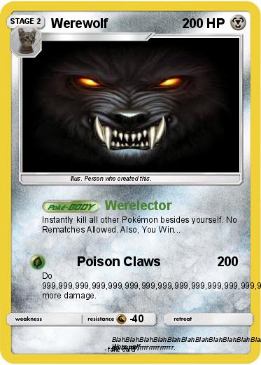 Pokemon Werewolf