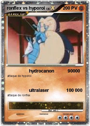Pokemon ronflex vs hyporoi