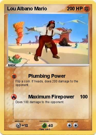 Pokemon Lou Albano Mario