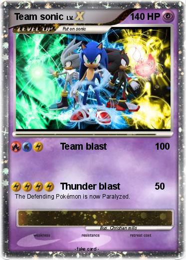 Pokemon Team sonic