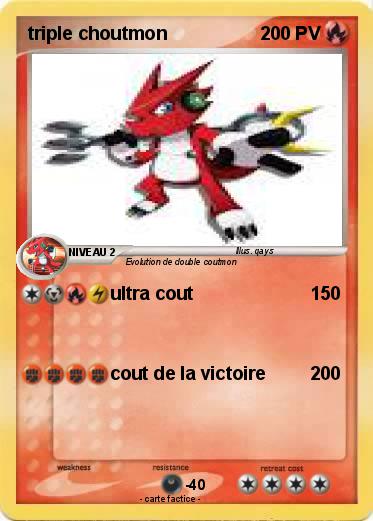 Pokemon triple choutmon