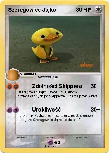 Pokemon Szeregowiec Jajko