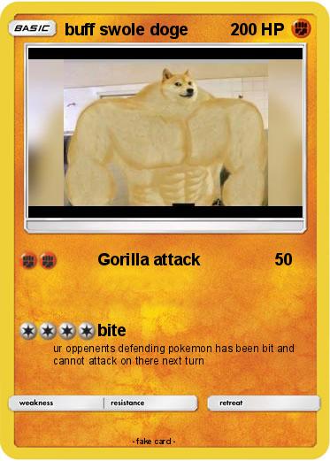 Pokemon buff swole doge