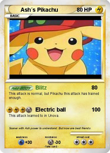Pokemon Ash´s Pikachu