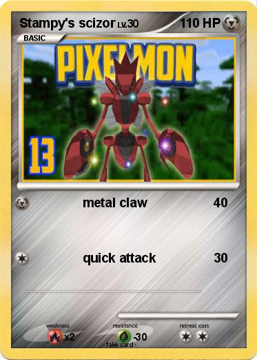 Pokemon Stampy's scizor