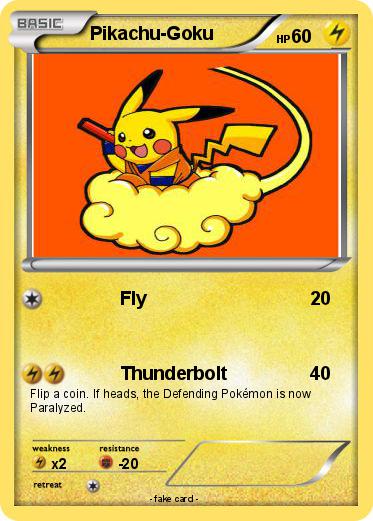 Pokemon Pikachu-Goku