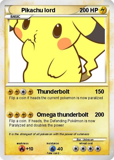 Pokemon Pikachu lord