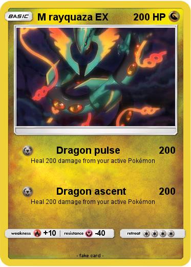 Pokemon M rayquaza EX