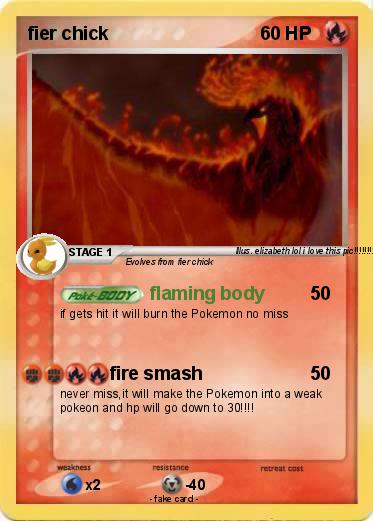 Pokemon fier chick