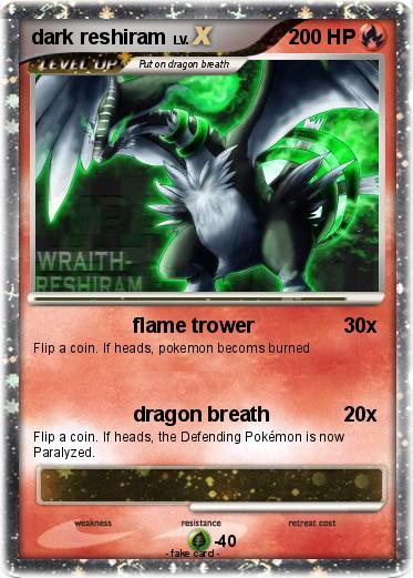 Pokemon dark reshiram