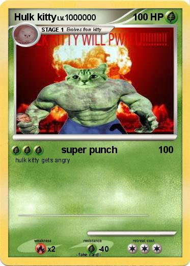 Pokemon Hulk kitty