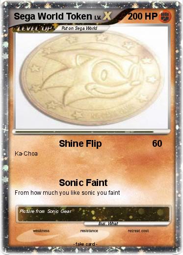 Pokemon Sega World Token