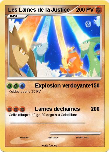 Pokemon Les Lames de la Justice