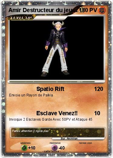 Pokemon Amir Destructeur du jeu