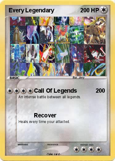Pokemon Every Legendary