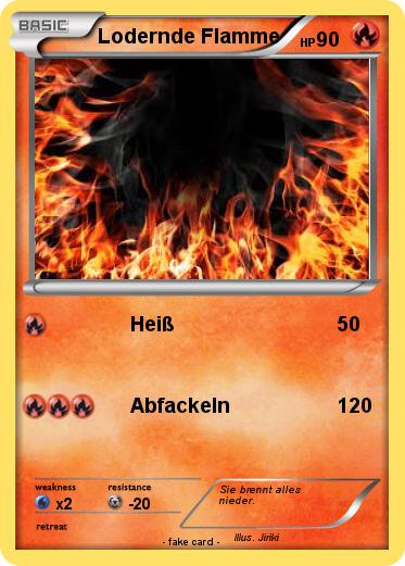 Pokemon Lodernde Flamme