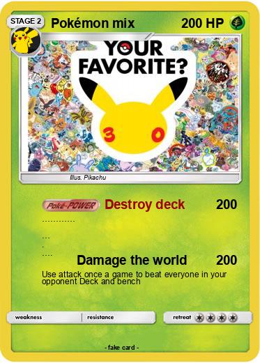 Pokemon Pokémon mix