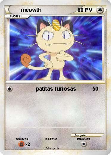 Pokemon meowth