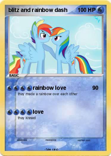 Pokemon blitz and rainbow dash