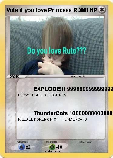 Pokemon Vote if you love Princess Ruto