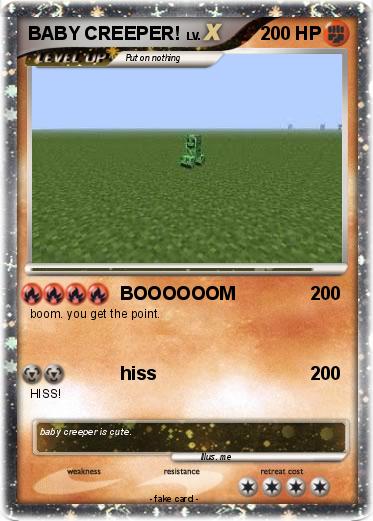 Pokemon BABY CREEPER!