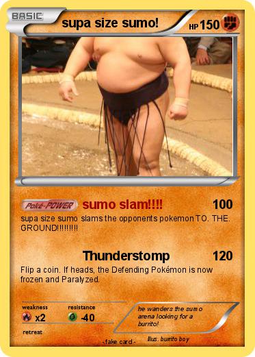 Pokemon supa size sumo!