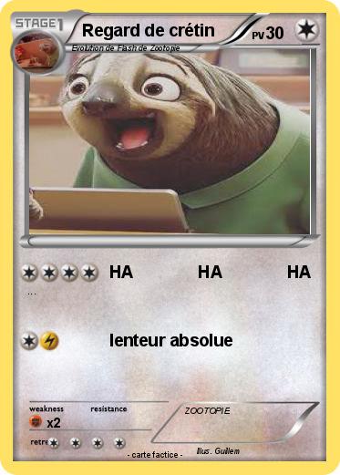 Pokemon Regard de crétin