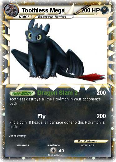 Pokemon Toothless Mega