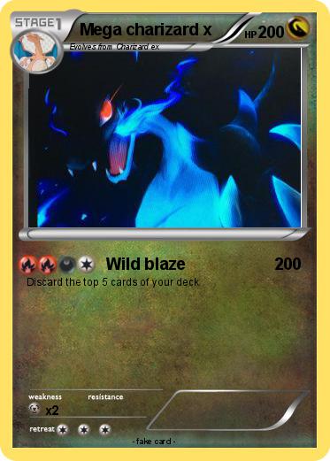 Pokemon Mega charizard x